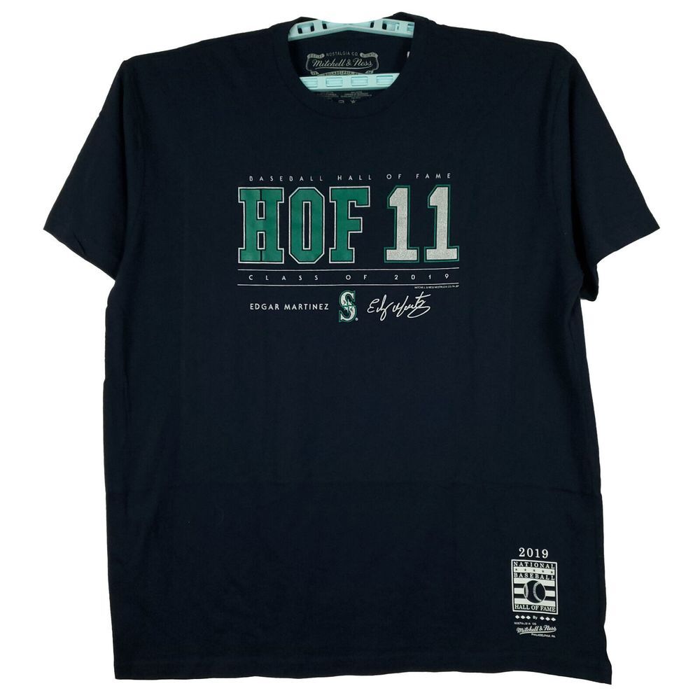 Seattle Mariners Edgar Martinez Mitchell & Ness MLB XL XLarge Shirt Navy NWT